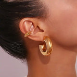 Super Chunky Golden Hoops